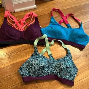 Set of 3 34b Victoria Secret sport bras